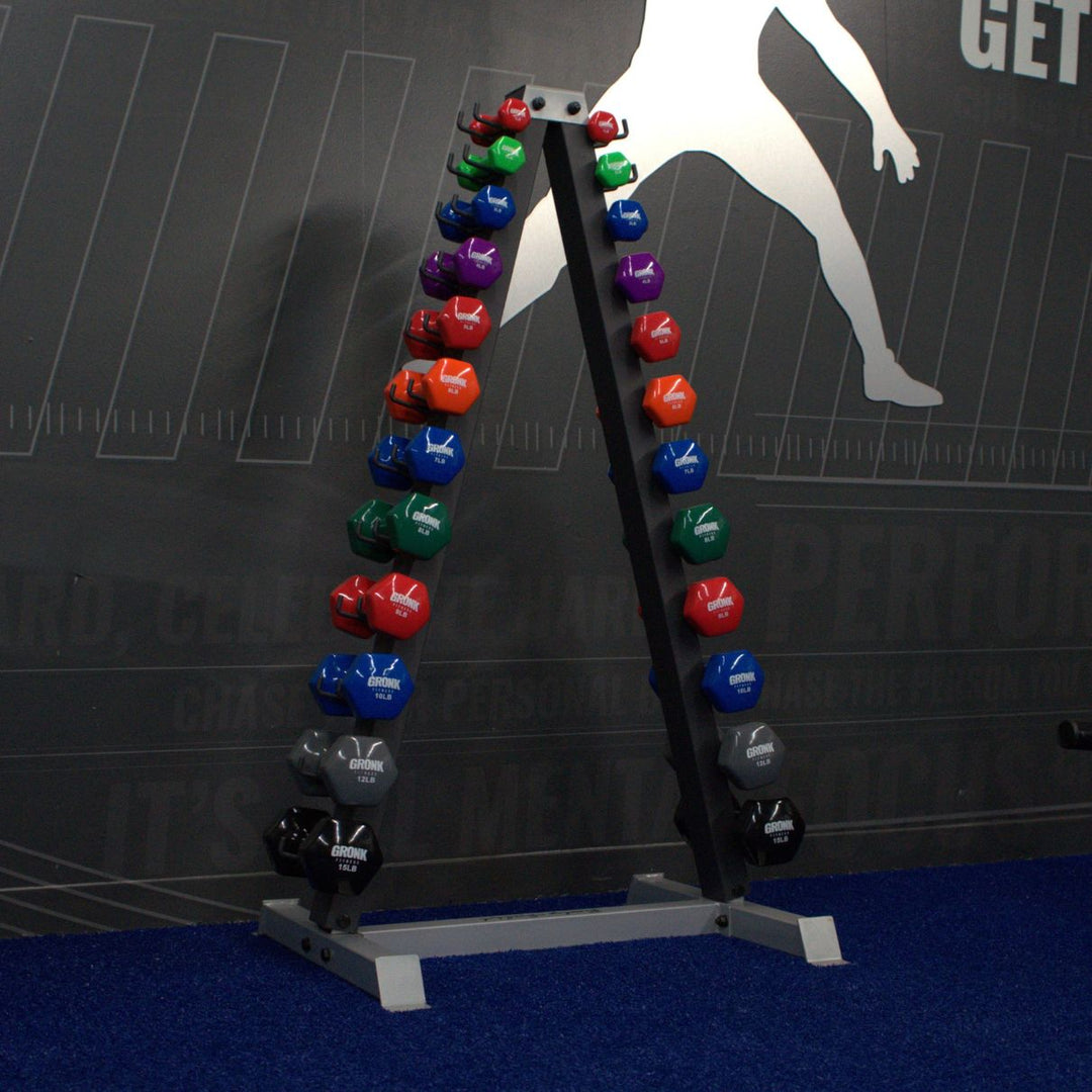 Gronk Fitness Vinyl Hex Dumbbells
