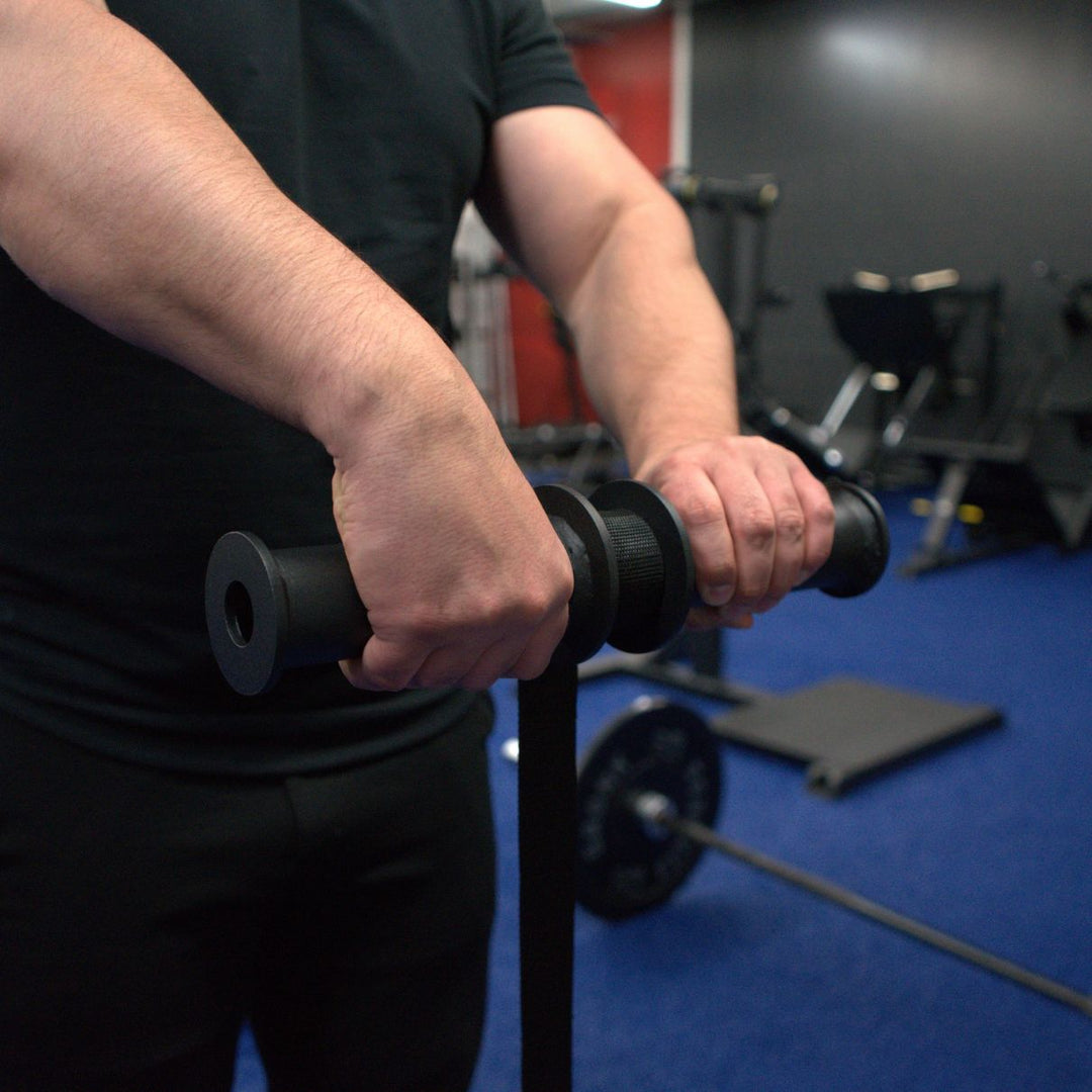Gronk Fitness Wrist Roller with Thick Grip