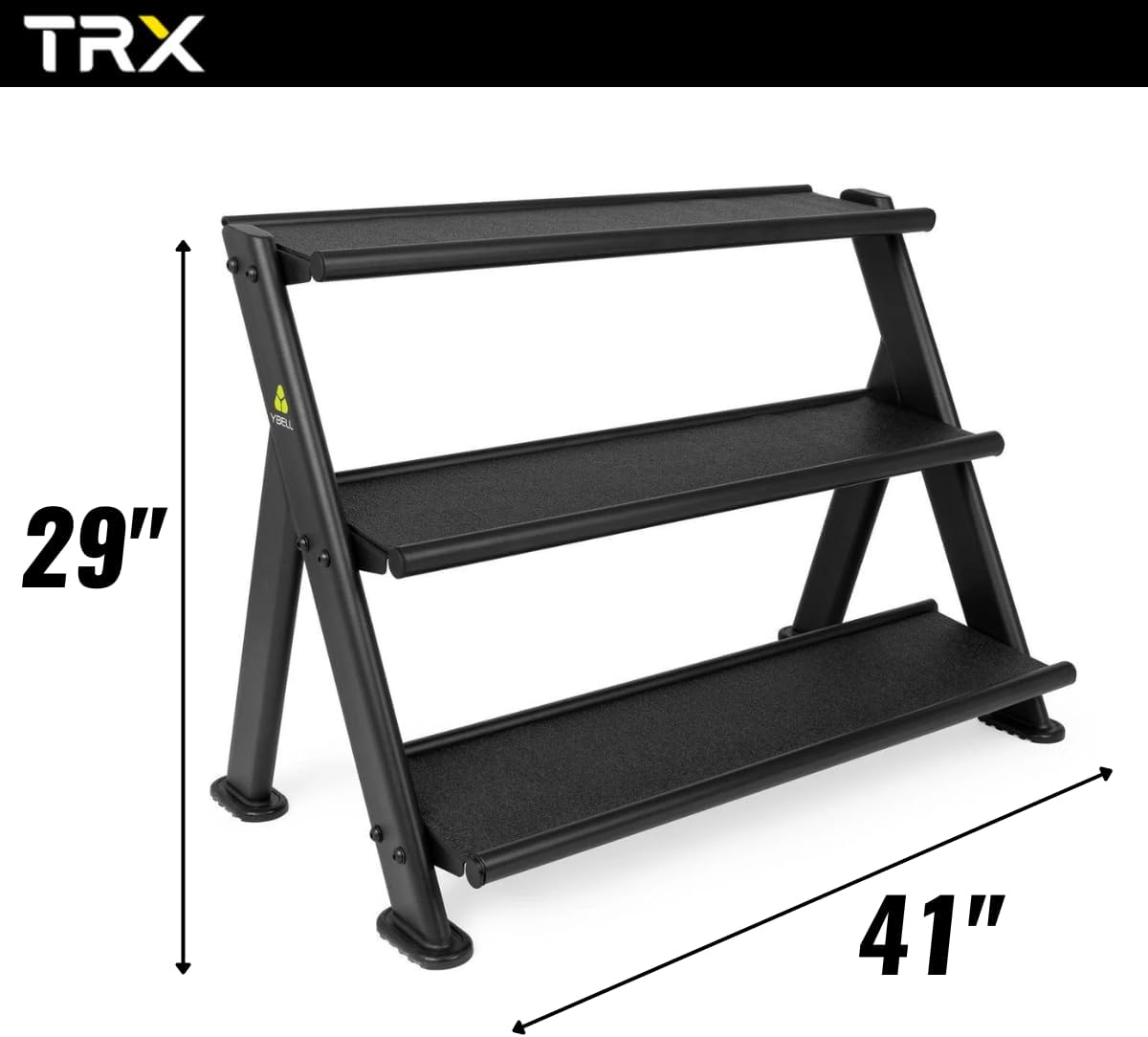 YBell TRX Horizontal Rack - Discontinued TRX Dumbell racks, power block stand, plate and bar storage, kettlebell racks, ball racks 516_20XyH_206lL._AC_SL1200