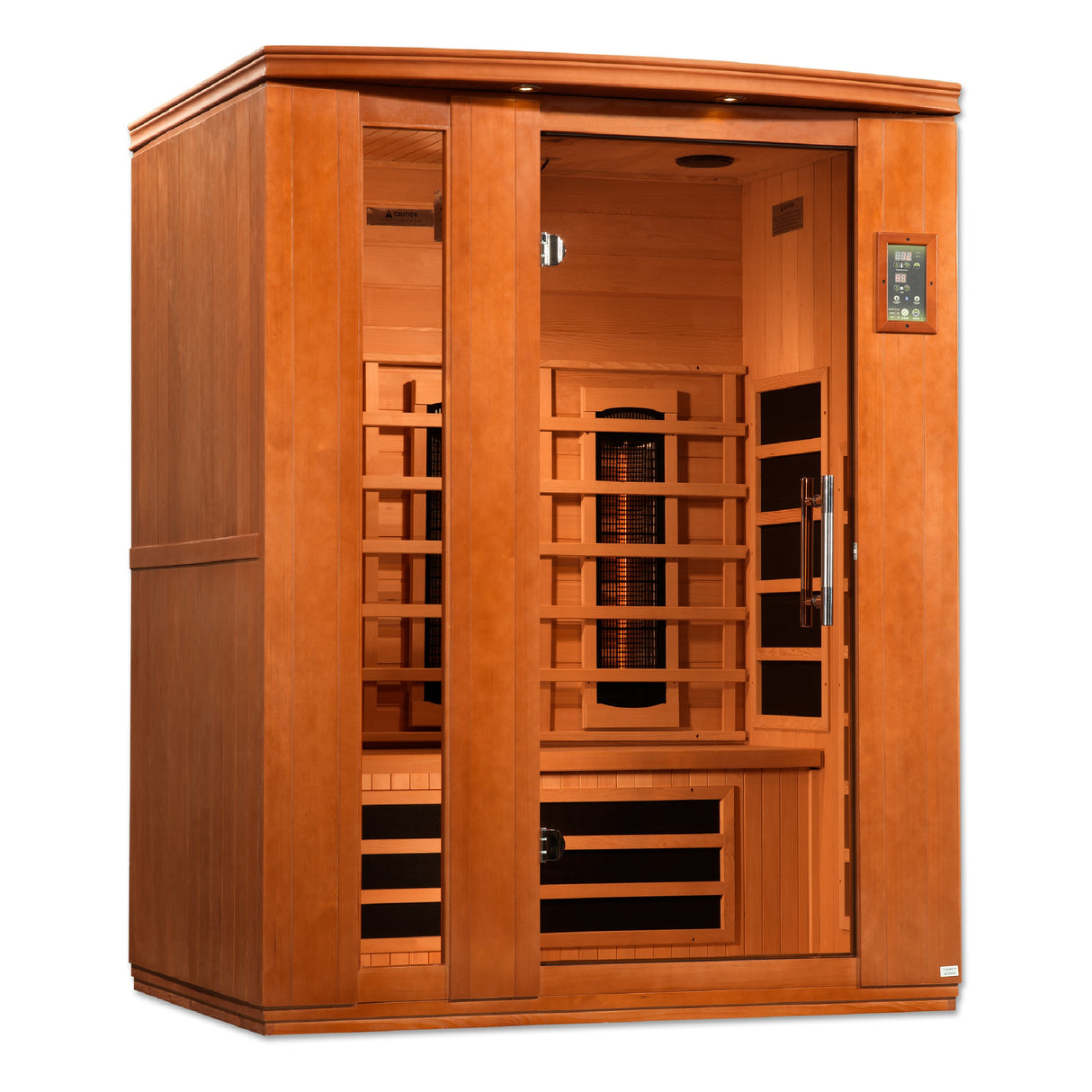 Dynamic Full Spectrum "Lugano" FAR Infrared Sauna with Hemlock Wood