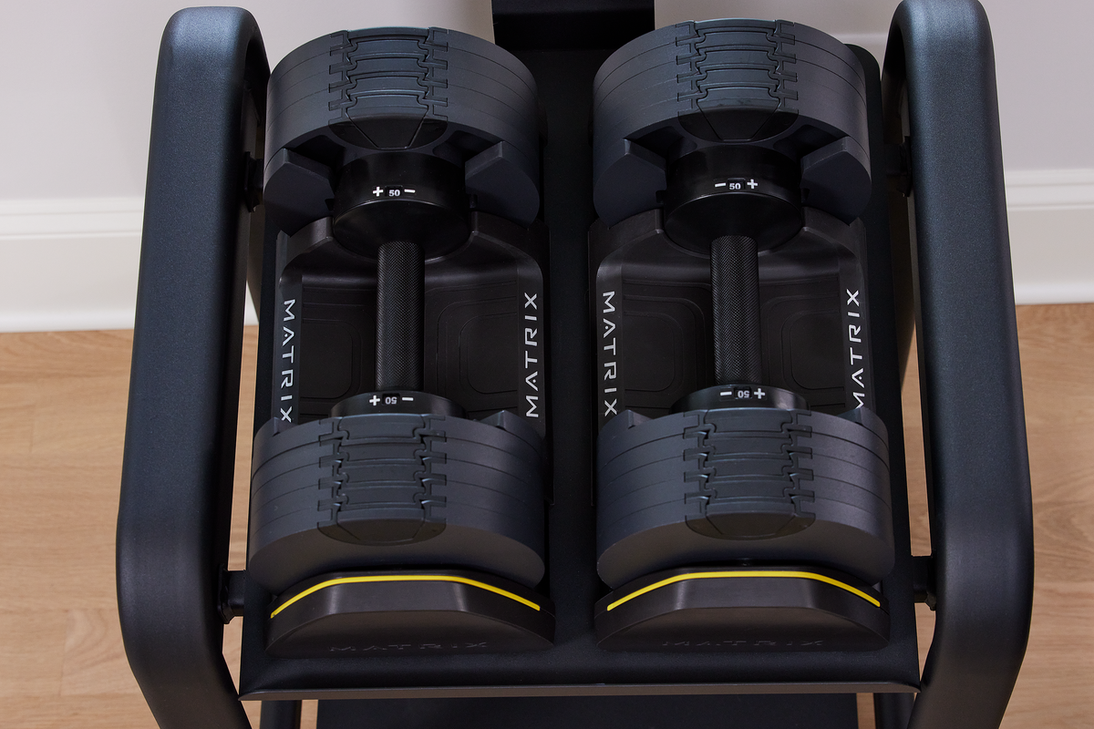 Matrix 50 lb Adjustable Dumbbells