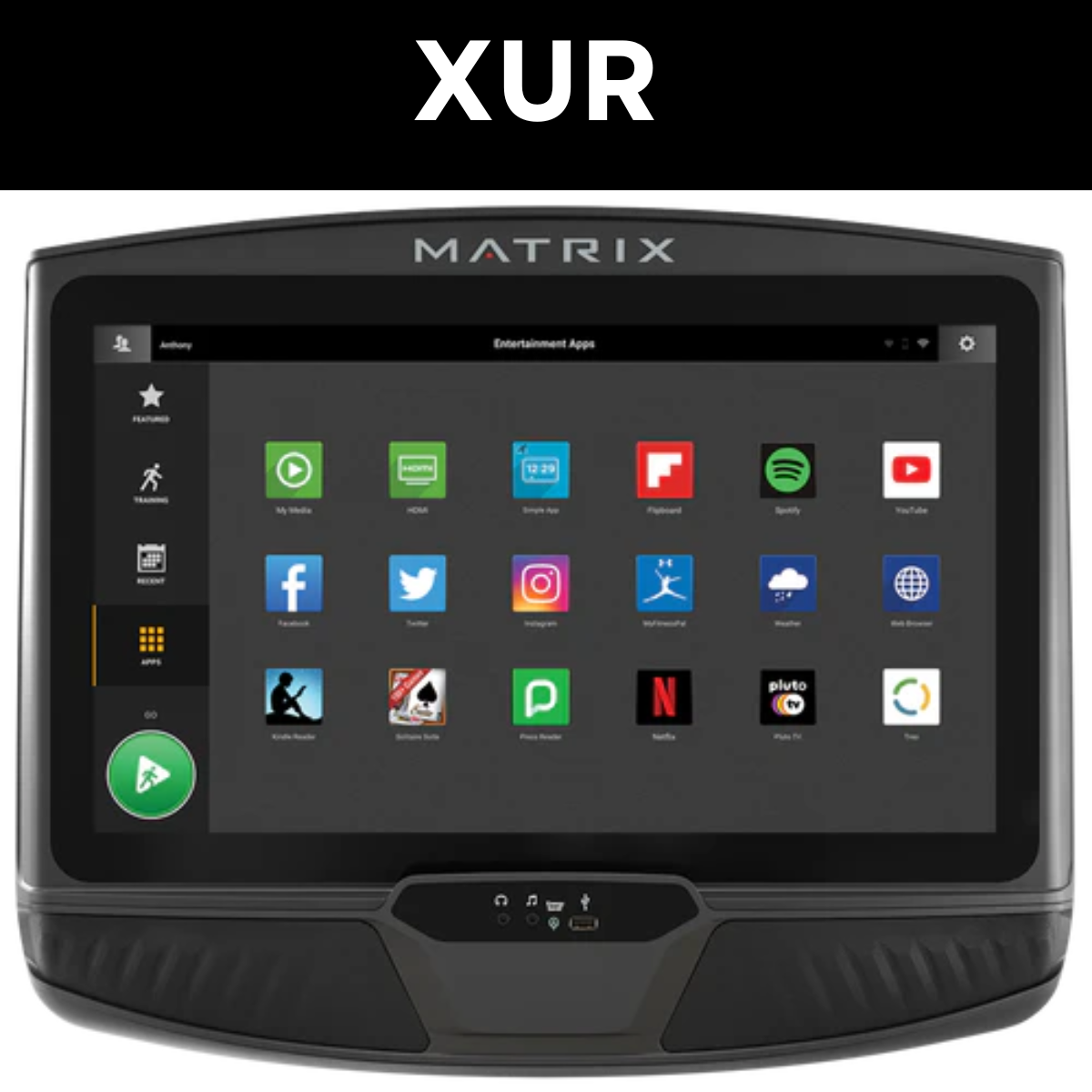 Matrix R50 Recumbent Bike with Console