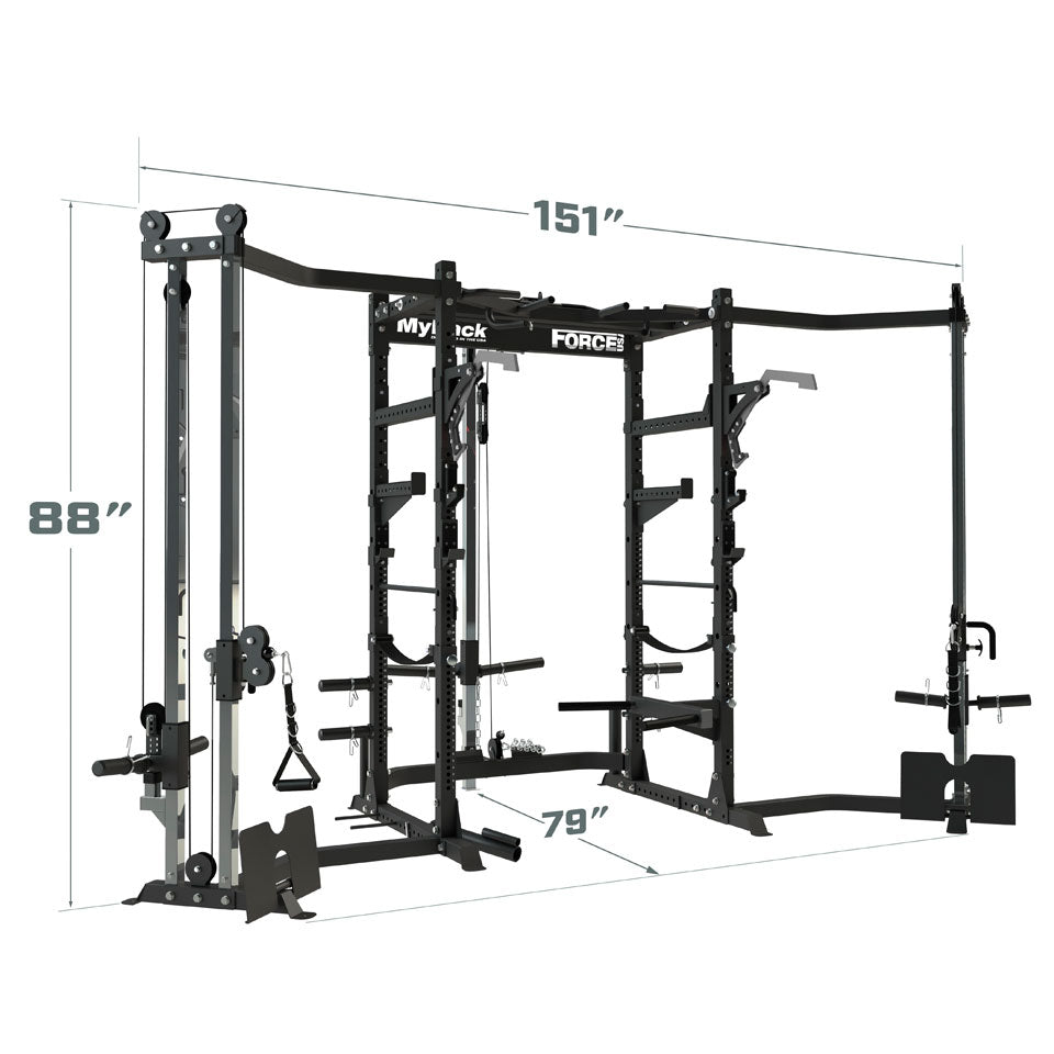 Force USA My Rack With 6 Attachments Included - Discontinued