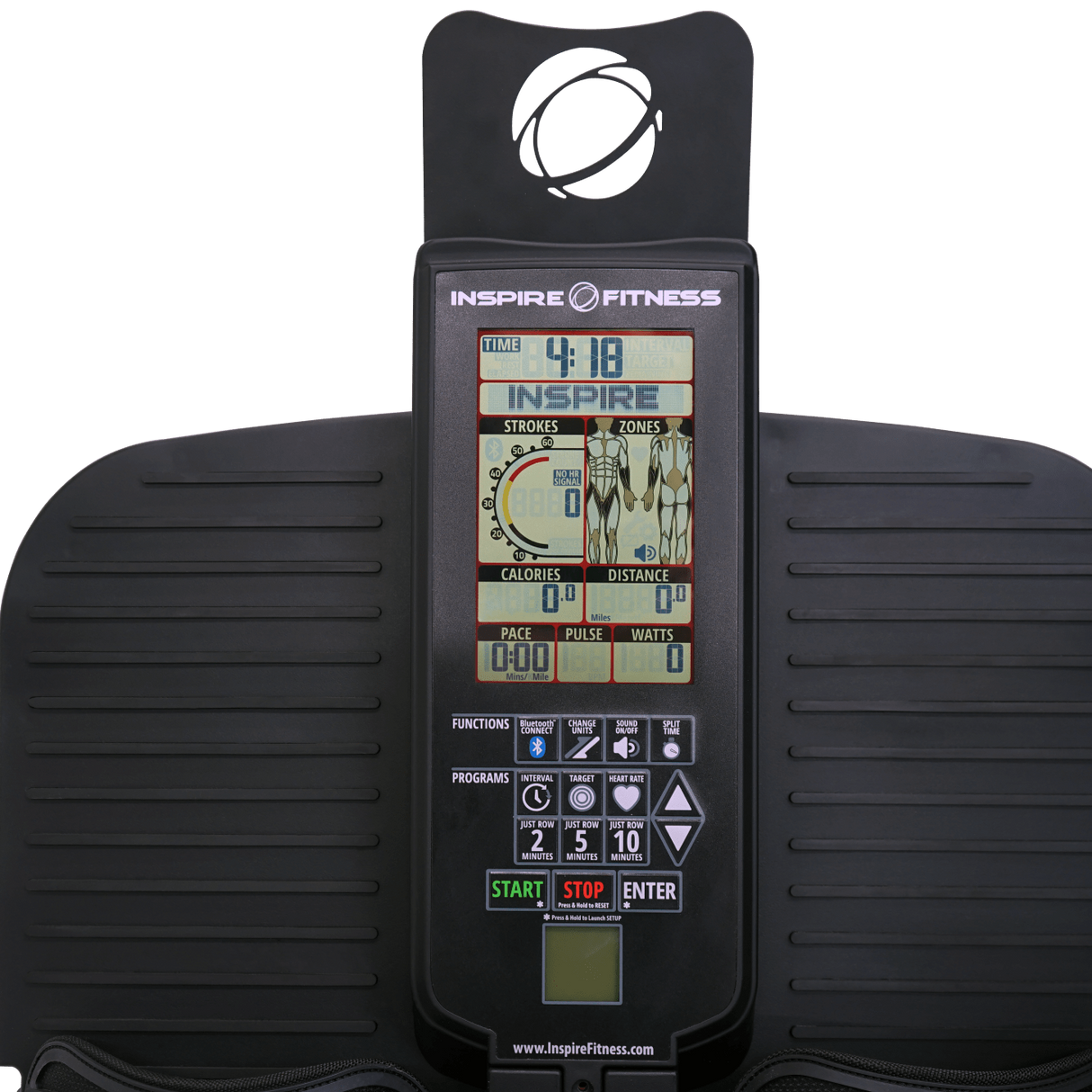 Inspire CR2.5 Cross Rower with Bluetooth Console