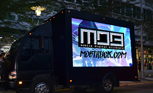 mobile digital billboard truck in buffalo NY owned by Gordy Gronkowski