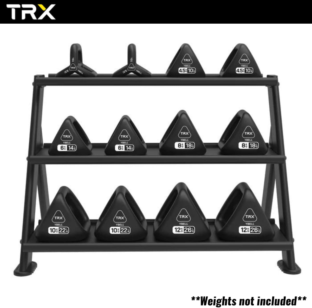 YBell­ TRX Horizontal Rack - Discontinued TRX Dumbell racks, power block stand, plate and bar storage, kettlebell racks, ball racks 61I5XJmV5qL._AC_SL1200