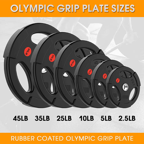 Premium Olympic Plates - Rubber Grip 35 lb G&G Fitness Equipment Variant(s) - LBWeight 8e7fab06-5b5c-ed11-834a-0af6a9949c45_2005-01_.