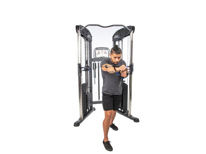Body Craft HFT Pro Functional Trainer | 150LB Stacks - Discontinued BodyCraft Home Gym, Small; Single stack or a-frame double stack (functional trainer). 5 functions or less HFT-Pro-Functional-Trainer_720x_5630bc5a-7a11-4288-b0fd-72c843e0305e