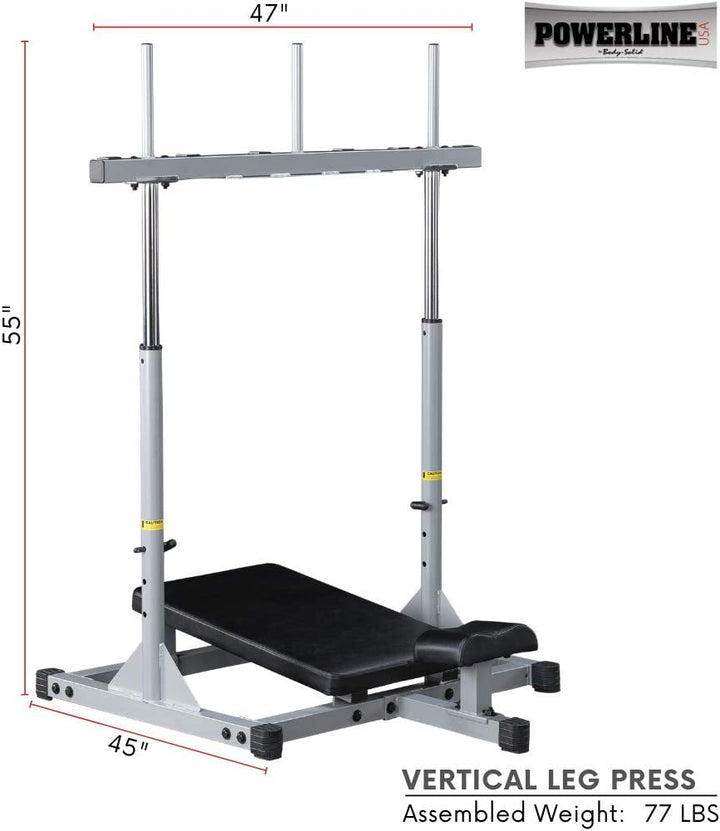 Powerline Vertical Leg Press | PVLP156X Body Solid Modular; preacher curl, vkr, ab, roman chair Powerline-PVLP156X-Veritcal-Leg-Press_720x_79011969-1fcd-4129-ad65-43a59789631b