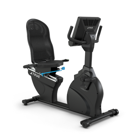 True Performance Series Recumbent Bike | Black TRUE Bike; Recumbent RR1-0A-35-Performance-Recumbent-Bike-front-3_4-600x600