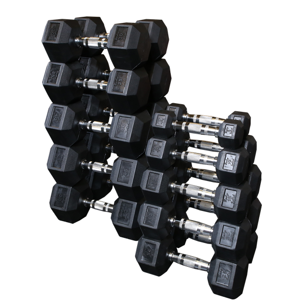 Body-Solid Rubber Hex Dumbbells (SDRS550) Body Solid Dumbbells b06f4ae3-9e5c-ed11-834a-0af6a9949c45_SDRS550_.