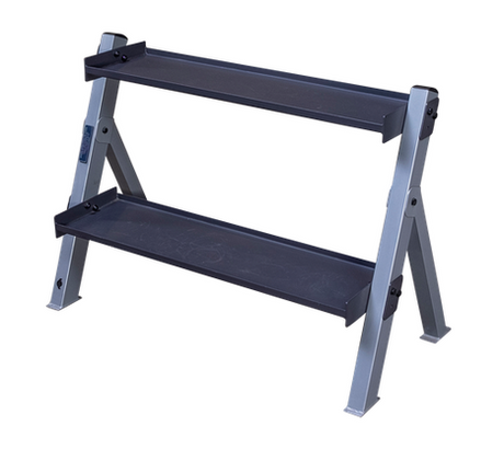 Body Solid GDKR100B Adjustable Dumbbell and Kettlebell Rack - Discontinued Default Title Body Solid Dumbell racks, power block stand, plate and bar storage, kettlebell racks, ball racks da2e01bf-e317-ef11-842a-0aa4e80801fd_GDKR100_.