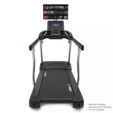Spirit CT800 Treadmill | Black Spirit Treadmill; Commercial Frame Residential rear_view_tv_jpg_66d1bd5f-aa0a-46ea-be1b-f1e424eea393
