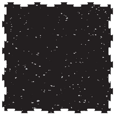 Interlocking Rubber Gym Floor Tiles Rec Surfaces Variant(s) - Size|Color 2x2grey