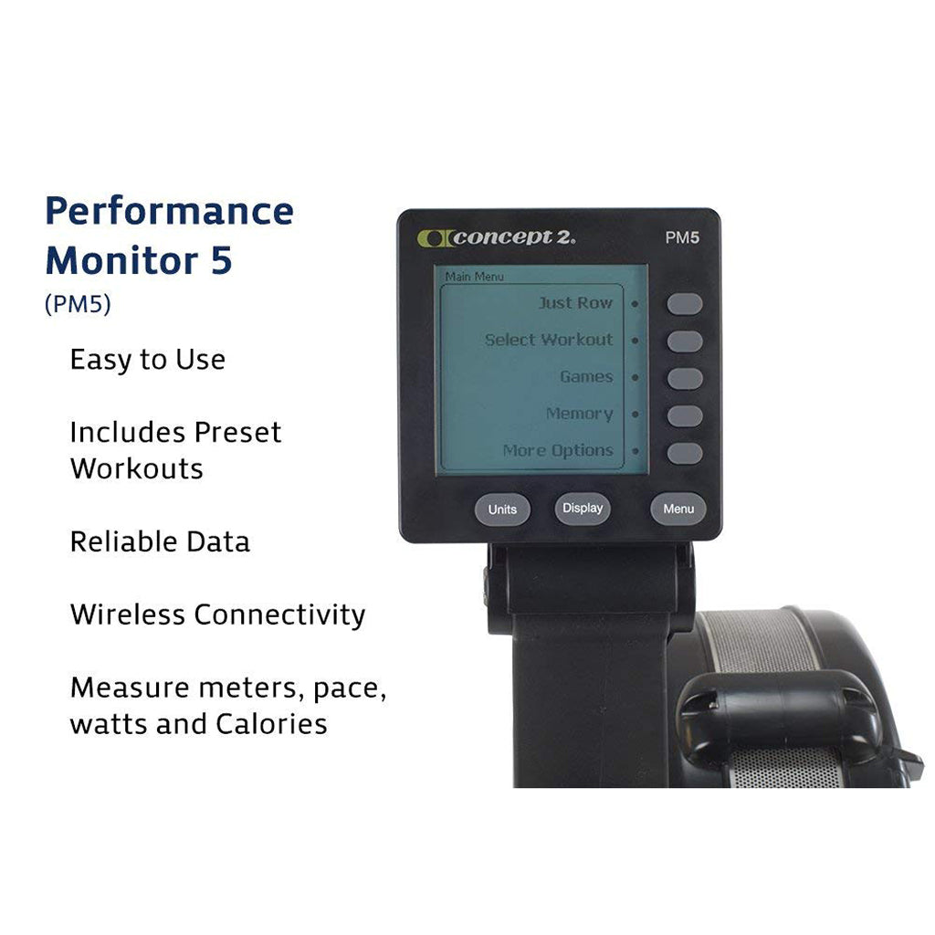 Concept2 RowErg Rower - PM5 Performance Monitor